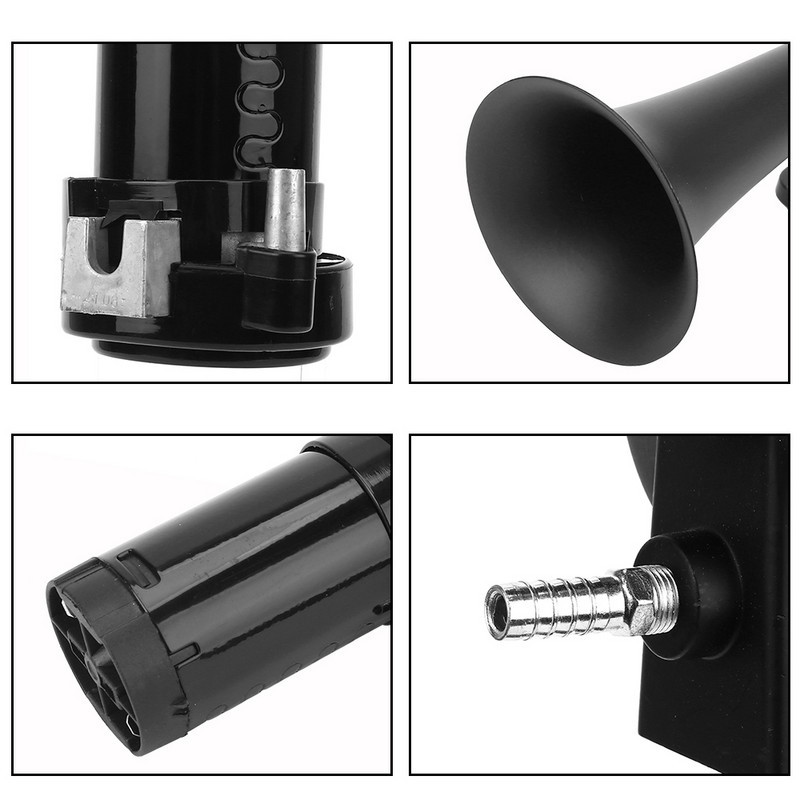 12V 150DB Električna truba za automobil Motocikl Zračna pumpa Zviždaljka Jedna truba 17 inčni zvučnik Sirena Prikolica Kamion Dodaci