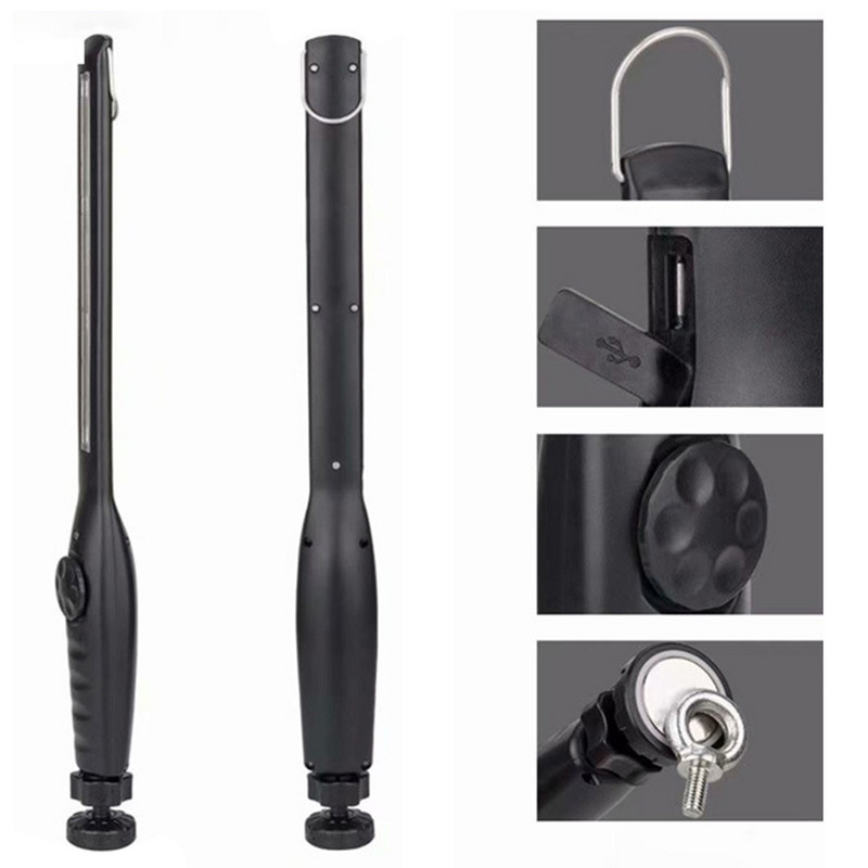 180 laipsnių sukimasis COB LED ryškus žibintuvėlis darbinis žibintas žibintuvėlis su kabliu USB įkraunamas automobilių transporto priemonės tikrinimo įrankiai