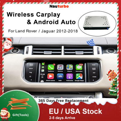 За Apple Wireless Carplay За Land Rover/Jaguar/Range Rover/Evoque/Discovery Android Auto Ai Box Мултимедия USB Навигация DSP