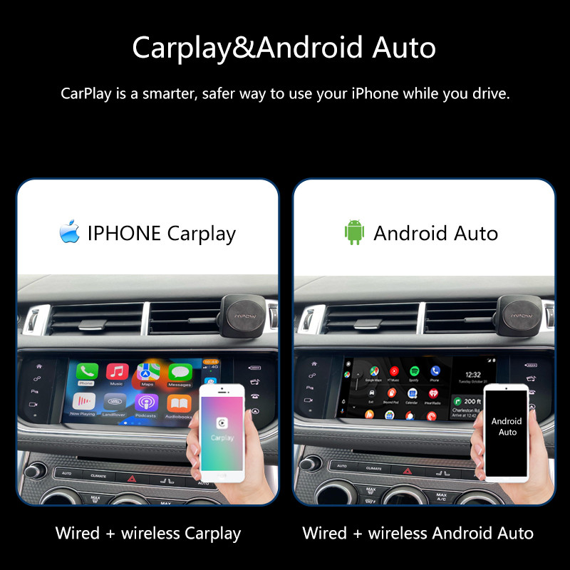 Za Apple Wireless Carplay Za Land Rover/Jaguar/Range Rover/Evoque/Discovery Android Auto Ai Box Multimedija USB Navigacija DSP