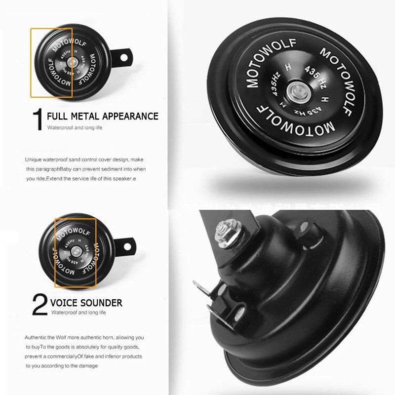 Motorkürt Loud Sound 12V 110db HONDA SHADOW VT750 CRF 450 TRANSALP 650 BLACKBIRD CBR1100XX CBR 600 F4I VTX 1800-hoz