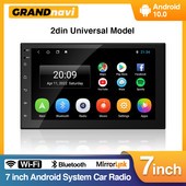 GRANDnavi 2 Din Android auto radio GPS multimedijski video player 2.5D navigacija Bluetooth auto radio za VW Toyota Nissan Hyundai