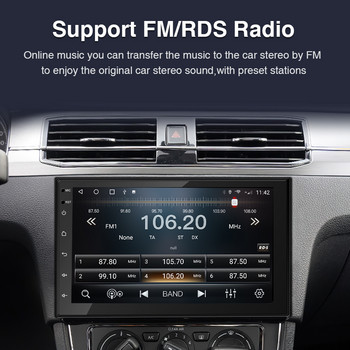 GRANDnavi 2 Din Android радио за кола GPS Мултимедиен видео плейър 2.5D навигация Bluetooth Авто радио за VW Toyota Nissan Hyundai