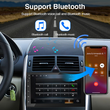 GRANDnavi 2 Din Android радио за кола GPS Мултимедиен видео плейър 2.5D навигация Bluetooth Авто радио за VW Toyota Nissan Hyundai