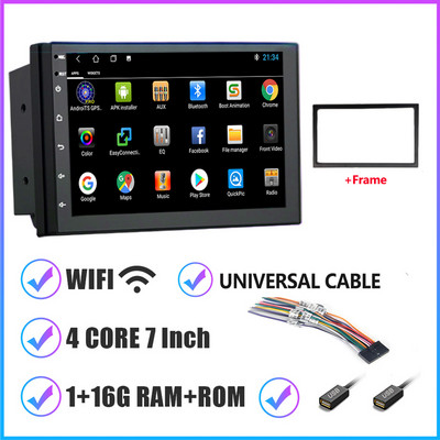 GRANDnavi 2 Din Android auto radio GPS multimedijski video player 2.5D navigacija Bluetooth auto radio za VW Toyota Nissan Hyundai