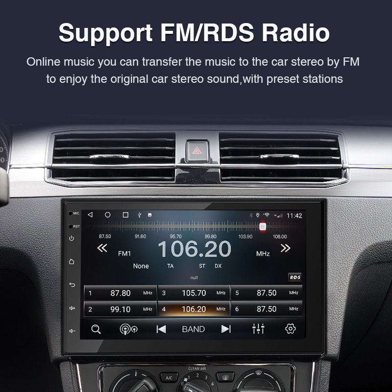 GRANDnavi 2 Din Android auto radio GPS multimedijski video player 2.5D navigacija Bluetooth auto radio za VW Toyota Nissan Hyundai