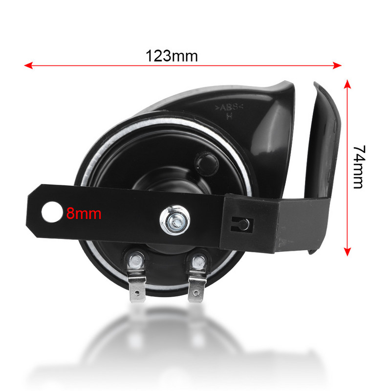 DERI Univerzalna motociklistička sirena 110dB 12V DC Automobilski čamac Vodootporna puževa zračna sirena za automobile Kamion Motociklistička oprema