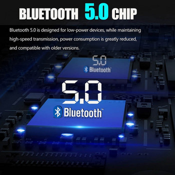Πομπός Bluetooth 5.0 FM Κιτ αντάπτορας αυτοκινήτου MP3 Modulator Player Ασύρματο Handsfree Δέκτης ήχου Διπλός γρήγορος φορτιστής USB 3.1A