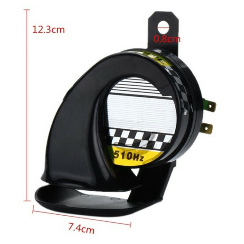 12V 130dB csiga légkürt vízálló csiga légkürt motorkürt sziréna Hangos hang teherautó motorkerékpár csónak autóhoz 510hz