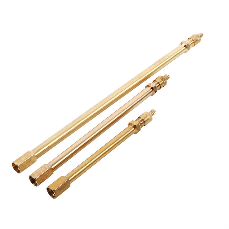 Μεταλλικές ράβδοι προέκτασης αυτοκινήτου Ελαστικά φορτηγών Βαλβίδες χωρίς σωλήνες Φουσκωτές ράβδους προέκτασης χαλκού Βιδωτές ράβδοι προέκτασης άντλησης