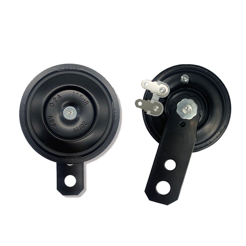 Motorkerékpár elektromos kürt készlet 12V 1.5A 105db univerzális vízálló kerek hangos kürt hangszórók robogó moped Dirt Bike ATV-hez