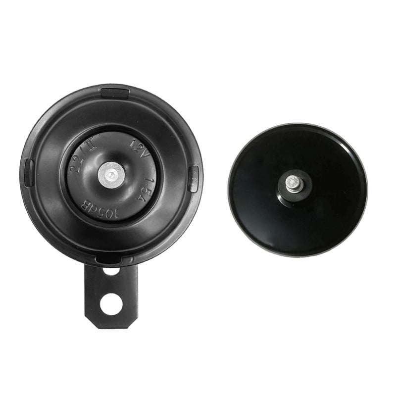 Motorkerékpár elektromos kürt készlet 12V 1.5A 105db univerzális vízálló kerek hangos kürt hangszórók robogó moped Dirt Bike ATV-hez