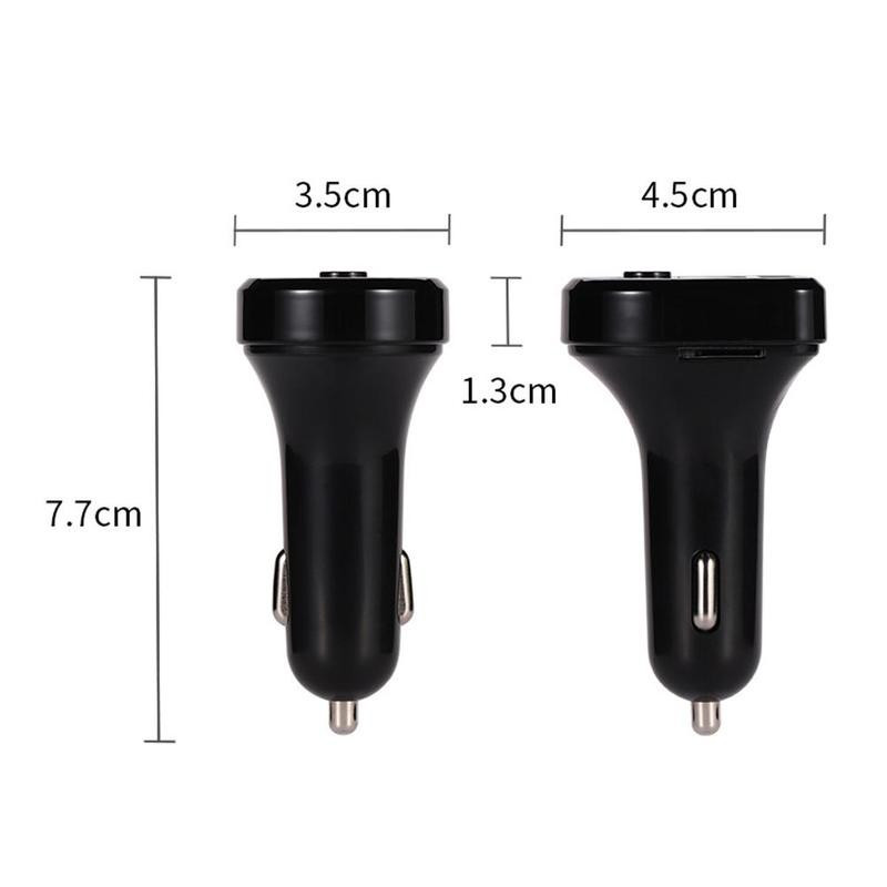 Transmițător FM auto Adaptor Bluetooth Modulator FM Accesorii auto Încărcător rapid Dual USB Handfree bluetooth coche