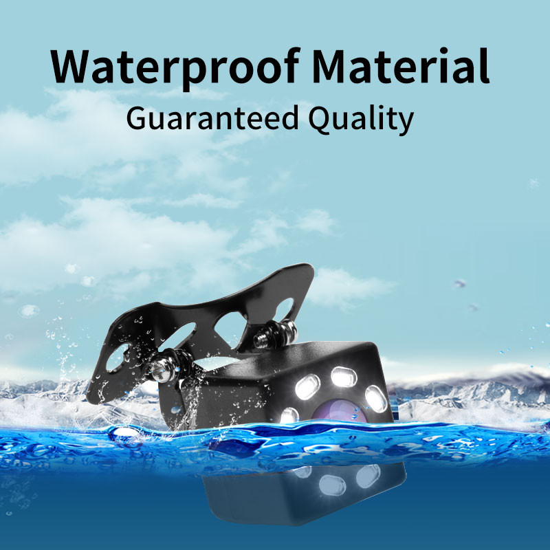 Hippcroni auto tahavaatekaamera 4 LED-i öise nägemisega tagurdatav automaatne parkimismonitor CCD veekindel 170-kraadine HD-video