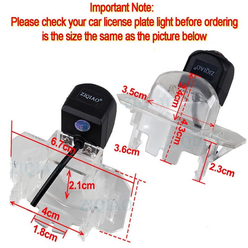 ZIQIAO, skirtas Honda City CR-V 2008-2016 Jazz Fit 2008-2020 Crosstour 2010-2016 Odyssey 2009-2014 HD galinio vaizdo kamera HS152