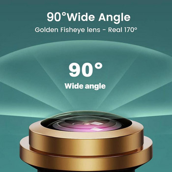 360° регулируема предна/резервна камера, обектив Fish Eye OEM Mini Style, камера за странично/задно виждане, нощно виждане, водоустойчив