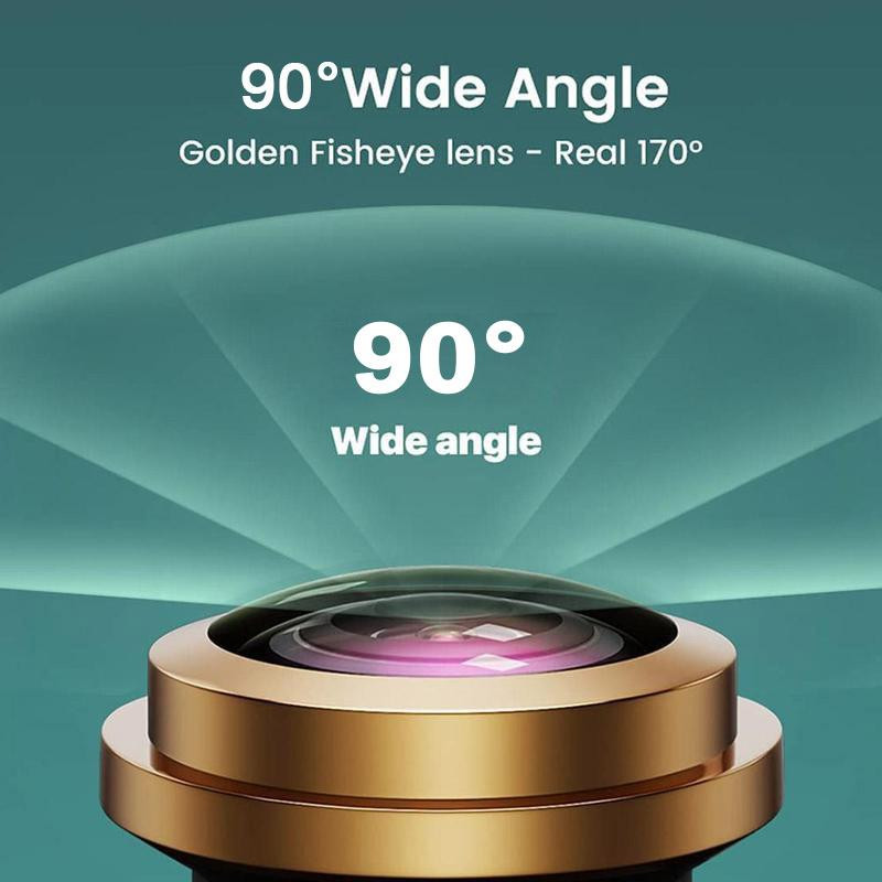 360° reguleeritav esi-/tagakaamera, OEM-i ministiilis kalasilm-objektiiv, külg-/tahavaatekaamera öönägemine veekindel