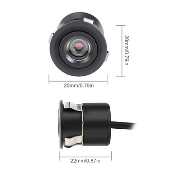 Κάμερα αυτοκινήτου οπισθοπορείας Universal Punching 18,5mm CCD Αδιάβροχη κάμερα στάθμευσης 170 μοιρών HD όπισθεν