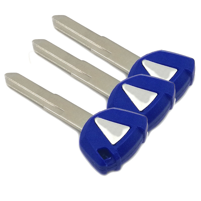 Cheie de motocicletă Lamă netăiată Chei goale Chip pentru Kawasaki ZX6R ZX9R ZX10R ZX12R ZX14R ZZR1400 ZRX1200 Ninja ER6N ER6F ER6R KLE650