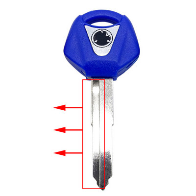 1 ΤΕΜ Motorrad Uncut Klinge Blank Key Embryo Fit Fü YZF XJR1300 FJR1300 MT09 MT07 XJ6 TMax FZ6 FZ8 r3 R1 R6
