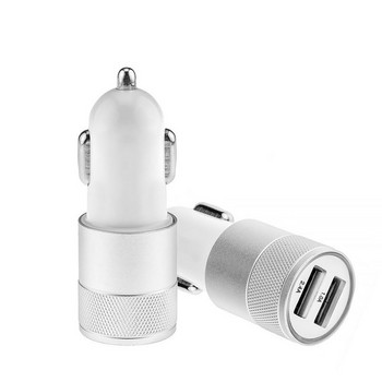 USB Car Charger Mini Dual USB Charger Universal 2.1A Car Charging Adapter 2 USB Charging Adapter Car-styling Auto