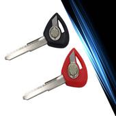 Must/punane mootorratta tühi lõikamata võtmetera YAMAHA Dragstar V-Star DS400 DS650 XVS400 XVS650 XV1900 XVS1300 XVS950 jaoks