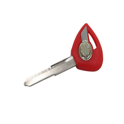 Must/punane mootorratta tühi lõikamata võtmetera YAMAHA Dragstar V-Star DS400 DS650 XVS400 XVS650 XV1900 XVS1300 XVS950 jaoks