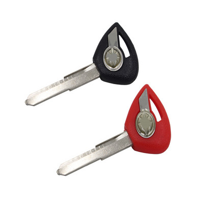 Must/punane mootorratta tühi lõikamata võtmetera YAMAHA Dragstar V-Star DS400 DS650 XVS400 XVS650 XV1900 XVS1300 XVS950 jaoks