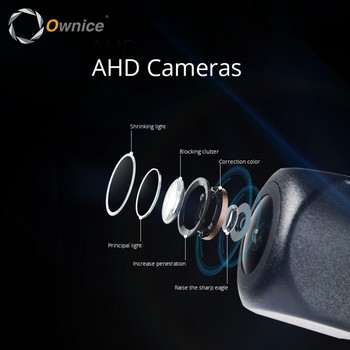 AHD 720P Автомобилна камера за задно виждане Нощно виждане HD за универсално радио за кола с Android Мултимедиен системен плейър Резервно паркиране на превозно средство