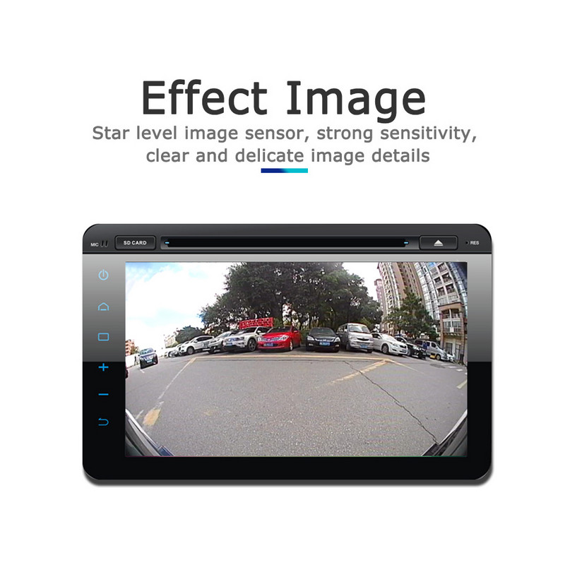 Automobilio galinio vaizdo kamera plataus kampo naktinio matymo atbuline eiga automatinis parkavimosi monitorius CCD IP67 atsparus vandeniui 170 laipsnių HD vaizdo žuvies akies objektyvas