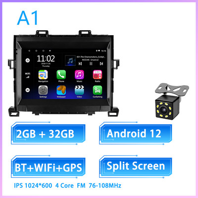 JIULUNET 8 jezgreni auto radio Android 12 za Toyotu Alphard H20 2008 - 2014 Multimedijski player Navigacija Carplay AUTO