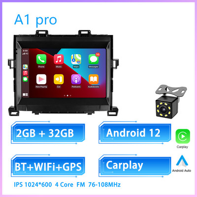 JIULUNET 8 jezgreni auto radio Android 12 za Toyotu Alphard H20 2008 - 2014 Multimedijski player Navigacija Carplay AUTO