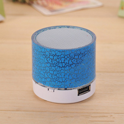 Νέο Mini Portable Car Audio A9 Dazzling Crack LED Wireless 4.1 Subwoofer Speaker TF Card