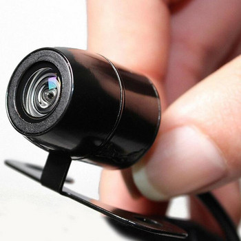 Αδιάβροχη κάμερα οπίσθιας όψης αυτοκινήτου 4 LED νυχτερινής όρασης με όπισθεν Οθόνη αυτοκινήτου στάθμευσης CCD αδιάβροχο βίντεο HD 170 μοιρών