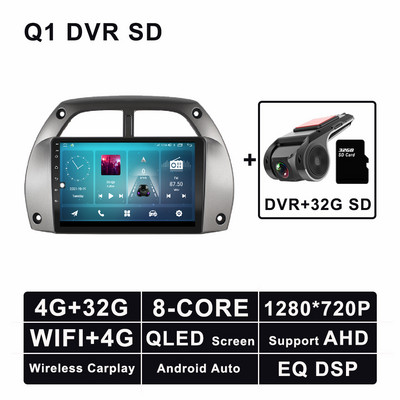 Android 11 auto radio 2 Din Stereo Auto Multimedijski Player za Toyotu RAV4 RAV 4 2001 - 2006 GPS Navigacija Auto Video No 2 Din