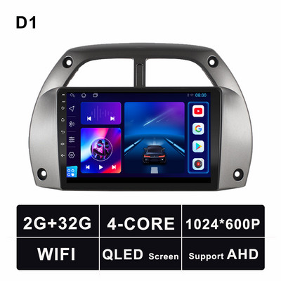 Android 11 auto radio 2 Din Stereo Auto Multimedijski Player za Toyotu RAV4 RAV 4 2001 - 2006 GPS Navigacija Auto Video No 2 Din