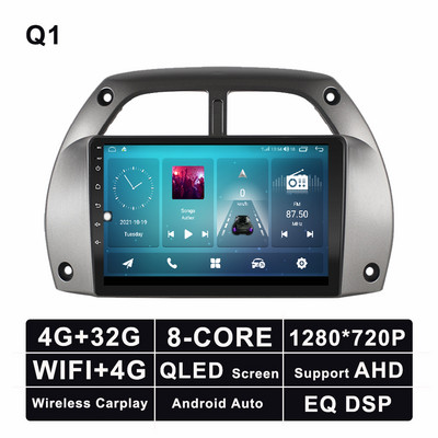 Android 11 auto radio 2 Din Stereo Auto Multimedijski Player za Toyotu RAV4 RAV 4 2001 - 2006 GPS Navigacija Auto Video No 2 Din