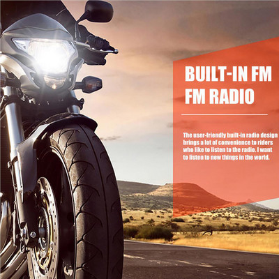 Hangerősítő rendszer 12 V DC motorkerékpár MP3 audiolejátszó Bluetooth-kompatibilis kormányrúd IPX4 vízálló robogó ATV-hez
