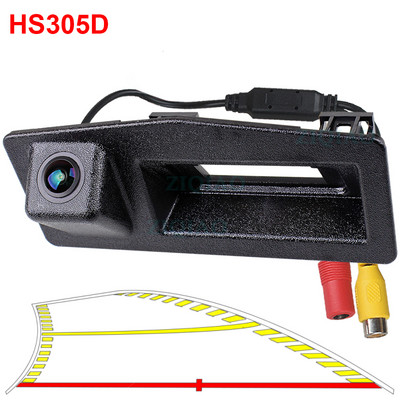 Zadná kamera ZIQIAO HD s objektívom rybieho oka a rukoväťou kufra pre Cadillac ATS L 2014 2015 2016 2017 LS305