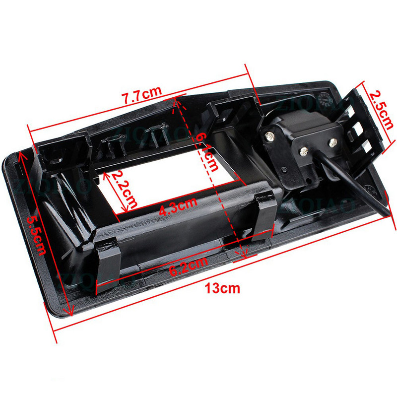 Zadná kamera ZIQIAO HD s objektívom rybieho oka a rukoväťou kufra pre Cadillac ATS L 2014 2015 2016 2017 LS305