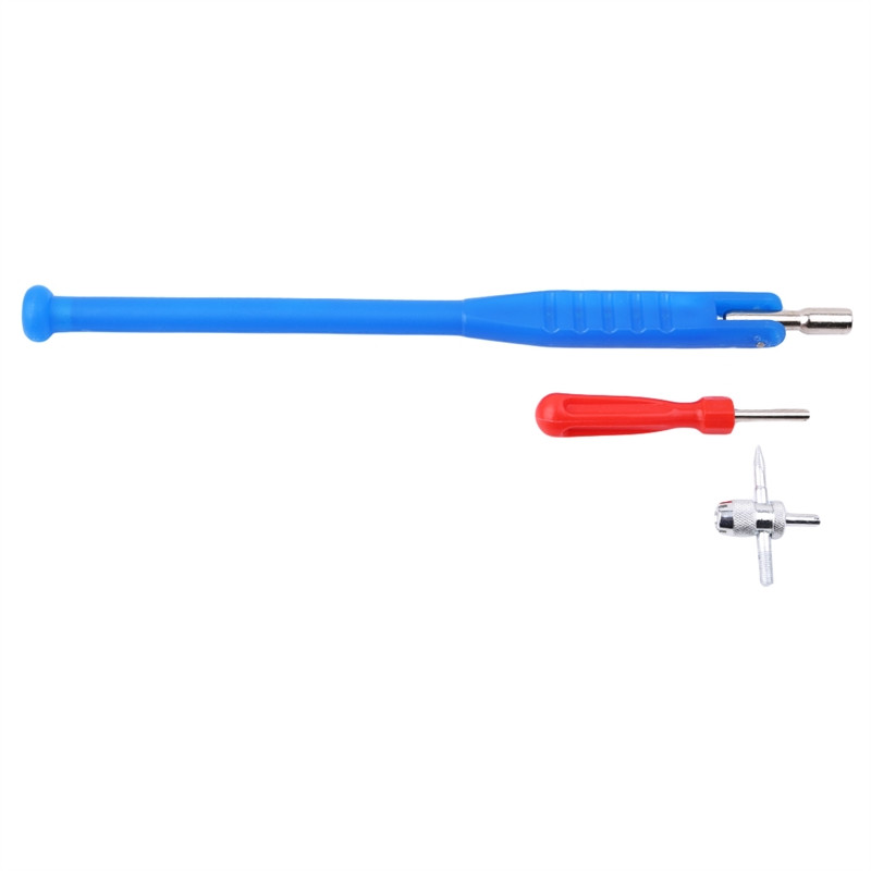 Tub de extragere a supapei anvelopei Instrumente de reparare a anvelopelor din metal Miez de tijă a supapei Demontator de motociclete pentru mașină Kit de instrumente de reparare Accesorii