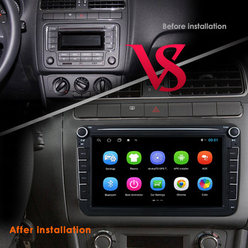 4G 2 Din Android 10 Автомобилен мултимедиен плейър за VW Volkswagen Golf Polo Tiguan Passat b7 b6 SEAT leon Skoda Octavia Радио GPS RDS