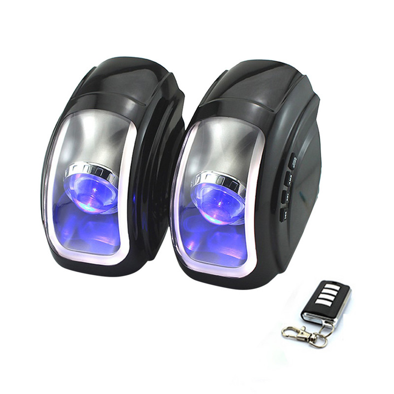Motorkerékpár hangszóró audio hangrendszer 12 V motorkerékpár hangszóró audio lejátszó IPX4 vízálló Bluetooth-kompatibilis Scooter ATV-hez