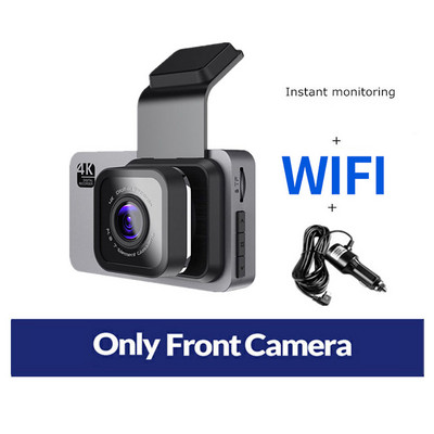 Automobilinis DVR WiFi Full HD 1296P Dash Cam Galinio vaizdo transporto priemonės vaizdo registratorius Parkavimo monitorius Naktinis matymas Automatinė Dash kamera GPS sekiklis