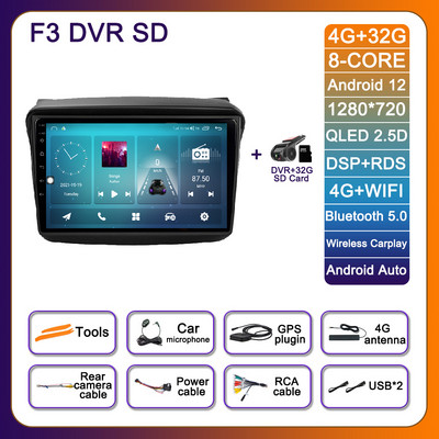 9 hüvelykes Android 12 Mitsubishi Pajero Sport 2 L200 Triton 2008 - 2016 autórádió No 2din Multimédiás navigációs GPS lejátszó BT 4G