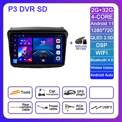 9 hüvelykes Android 12 Mitsubishi Pajero Sport 2 L200 Triton 2008 - 2016 autórádió No 2din Multimédiás navigációs GPS lejátszó BT 4G