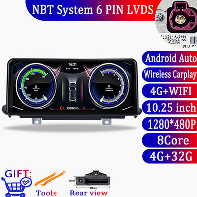BMW X5 F15 2014 - 2017 NBT rendszerhez Android 12 Auto Car Stereo Video Radio Player GPS Navigation IPS Screen Multimedia WIFI