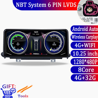 BMW X5 F15 2014 - 2017 NBT rendszerhez Android 12 Auto Car Stereo Video Radio Player GPS Navigation IPS Screen Multimedia WIFI