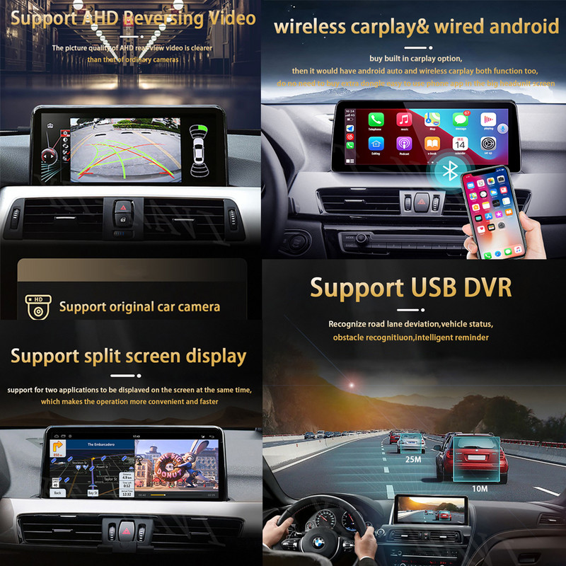 BMW X5 F15 2014 - 2017 NBT rendszerhez Android 12 Auto Car Stereo Video Radio Player GPS Navigation IPS Screen Multimedia WIFI