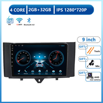 Android 13 sustav Auto multimedijski player za Mercedes Benz Smart Fortwo 2011 2012 2013 2014 2015 WiFi BT Radio Stereo GPS NC DVD